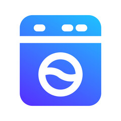 washing machine gradient fill icon