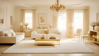 Photo interior modern design room 3d illustration