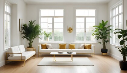 Photo interior modern design room 3d illustration