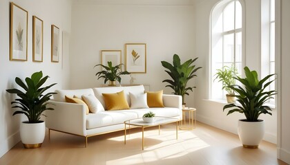 Photo interior modern design room 3d illustration