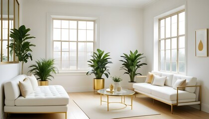 Photo interior modern design room 3d illustration