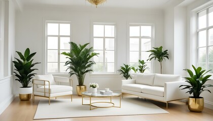 Photo interior modern design room 3d illustration