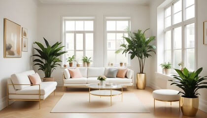 Photo interior modern design room 3d illustration