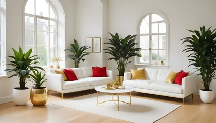Photo interior modern design room 3d illustration
