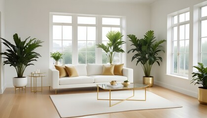 Photo interior modern design room 3d illustration