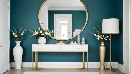 Photo interior modern design room 3d illustration