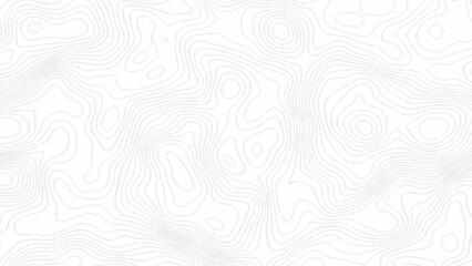 Black on white contours topography stylized height of the lines. The concept of a conditional geography scheme and the terrain path,  Modern design with White background with topographic wavy pattern