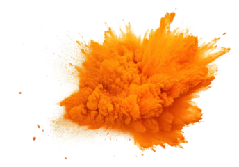 PNG Powder dust white background orange color.