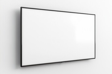 TV screen mockup on isolated background created with Generative AI