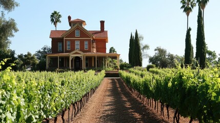 Lodi, California Winery: A Historic Antebellum Estate with Grapevine Garden