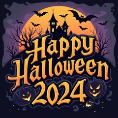 Happy Halloween 2024 Greeting Card