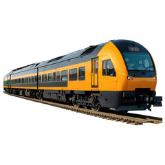 Obraz premium train on the railway transparent png