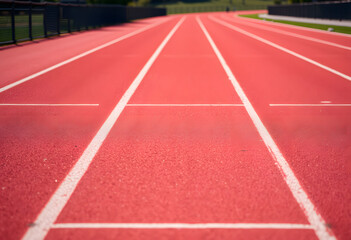 Running track for sports