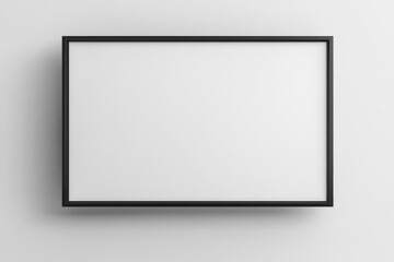TV screen mockup on isolated background created with Generative AI