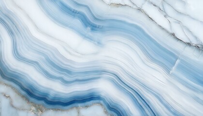 Obraz premium Subtle soft white and blue onyx gemstone texture. 