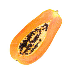 Papaya fruit isolated