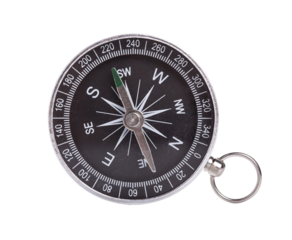 Compass isolated object