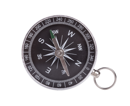 Compass isolated object