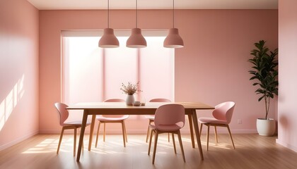 Fototapeta premium Photo interior modern design room 3d illustration