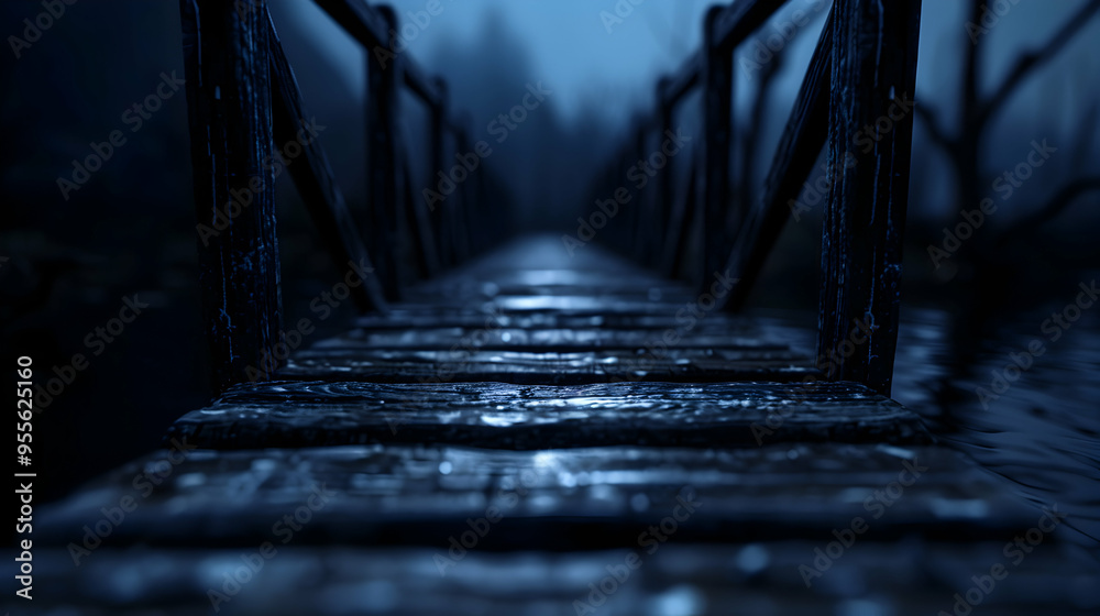 Canvas Prints bridge nowhere. made blender .. cycles.