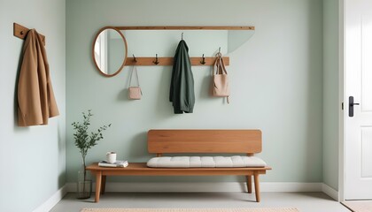 Obraz premium Photo interior modern design room 3d illustration