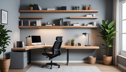 Photo interior modern design room 3d illustration