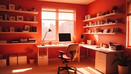 Photo interior modern design room 3d illustration