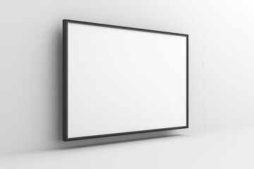 Obraz premium TV screen mockup on isolated background created with Generative AI