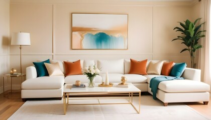 Obraz premium Photo interior modern design room 3d illustration