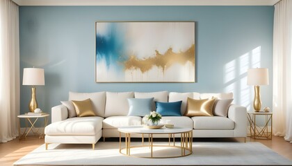 Photo interior modern design room 3d illustration