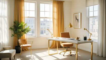 Fototapeta premium Photo interior modern design room 3d illustration