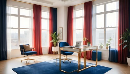 Photo interior modern design room 3d illustration