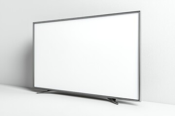 Naklejka premium TV screen mockup on isolated background created with Generative AI