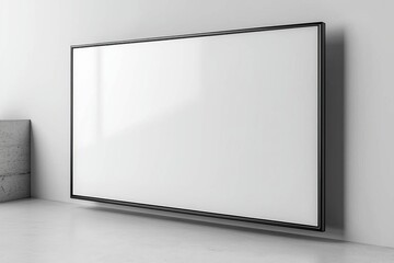 Obraz premium TV screen mockup on isolated background created with Generative AI