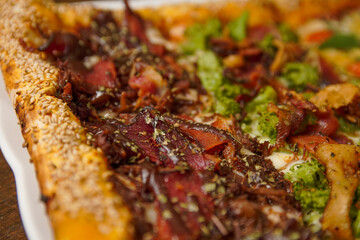 pizza, fotógrafo proficional brasilia comidas alimentos produtos, food, dessert, pie, isolated, baked, sweet, meal, cheese, cake, white, snack, delicious, pastry, crust, plate, tasty, fruit, pancake, 