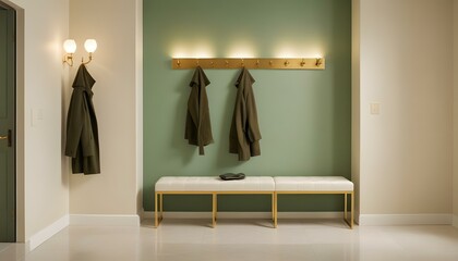 Photo interior modern design room 3d illustration