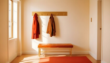 Photo interior modern design room 3d illustration