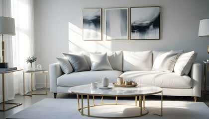 Photo interior modern design room 3d illustration