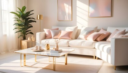 Photo interior modern design room 3d illustration