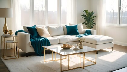 Photo interior modern design room 3d illustration