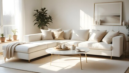 Photo interior modern design room 3d illustration