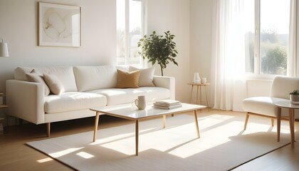 Fototapeta premium Photo interior modern design room 3d illustration