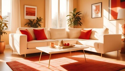 Photo interior modern design room 3d illustration
