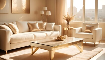 Fototapeta premium Photo interior modern design room 3d illustration