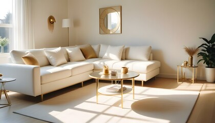 Photo interior modern design room 3d illustration