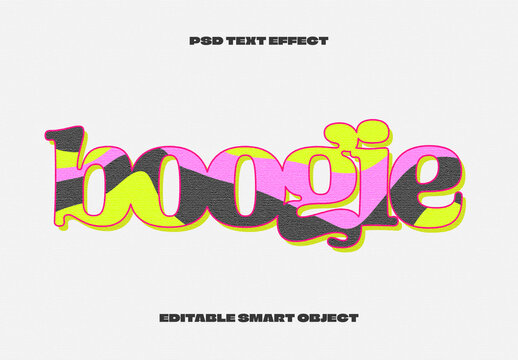 Psychedelic Bold Text Effect