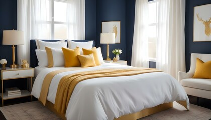 Fototapeta premium Photo interior modern design room 3d illustration