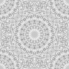 Seamless abstract oriental mandala mosaic pattern background - bohemian geometrical vector art graphic design