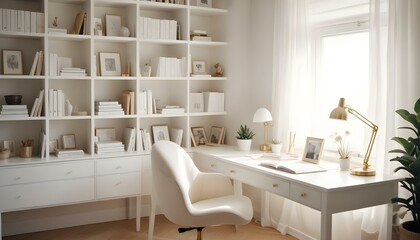 Fototapeta premium Photo interior modern design room 3d illustration