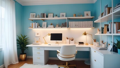 Fototapeta premium Photo interior modern design room 3d illustration